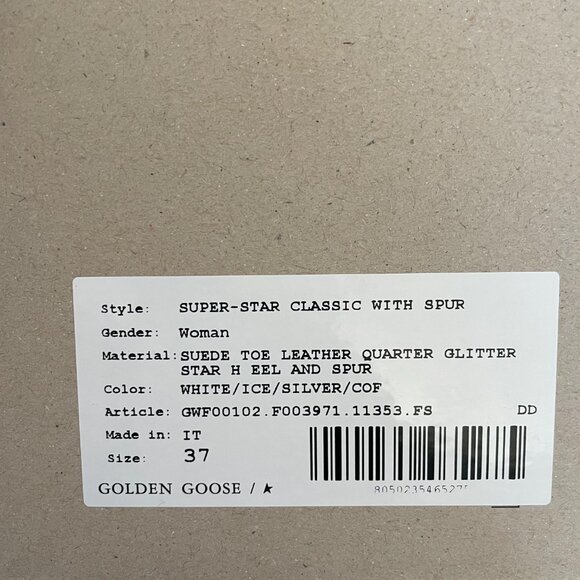 Golden Goose Superstar Classic  Sneakers 37 IT 7 US - Picture 6 of 11